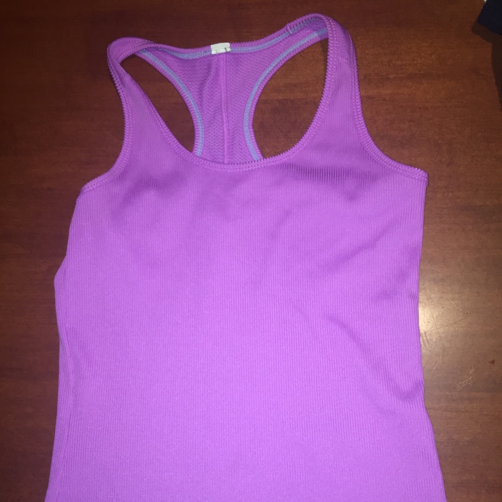 Purple Under Armour tank top